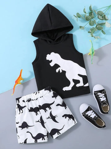White T Rex Tank Hood Set